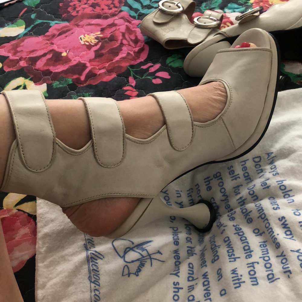 Vintage John Fluevog rare high heel shoes retro - Picture 11 of 16